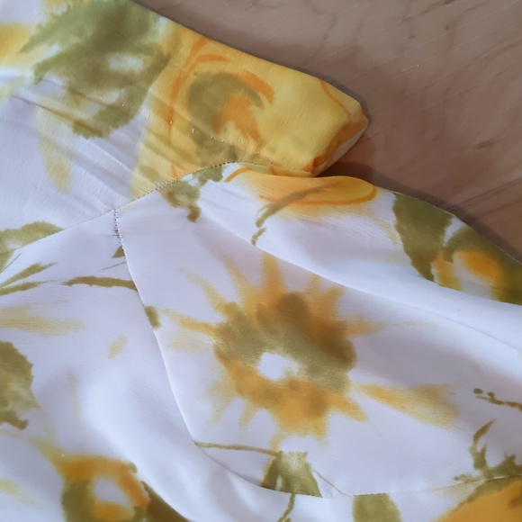 1950s Vintage Dress, fit & flare, retro, exposed zipper pleated belt 60s classic - Picture 8 of 16